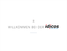 Tablet Screenshot of idicos.de